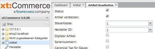 Artikel verstecken (im Frontend ausblenden) - Erstkauf (LGPLv3)