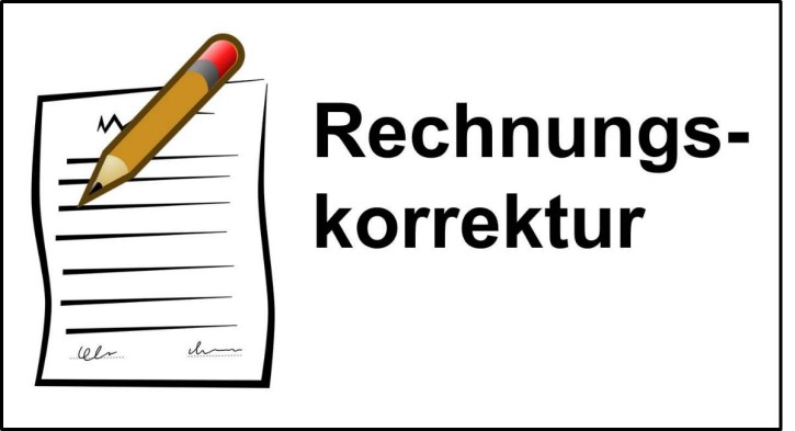 Rechnungskorrektur im PDF-Format - Erstkauf (LGPLv3)