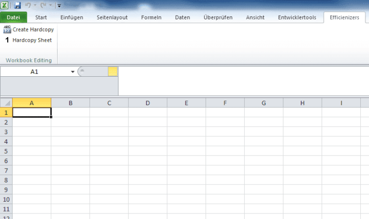 Create Hardcopy (Excel)