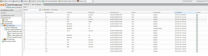 Versandmarken Pro: DHL-, GLS-, DPD-,  UPS- und PLC-Label im Backend erstellen