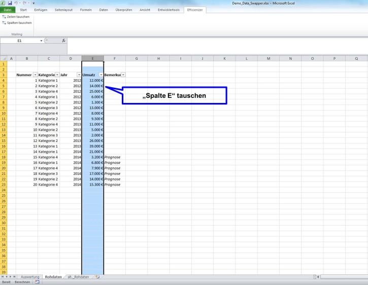 Data Swapper (Excel)