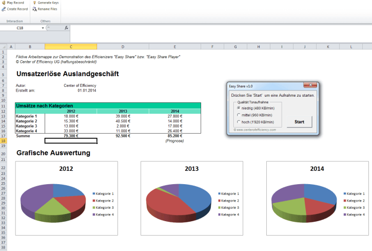 Easy Share (Excel)