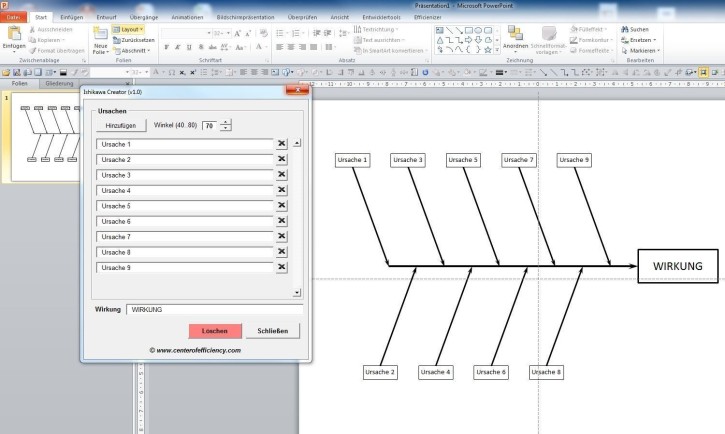 Ishikawa Creator (PowerPoint)