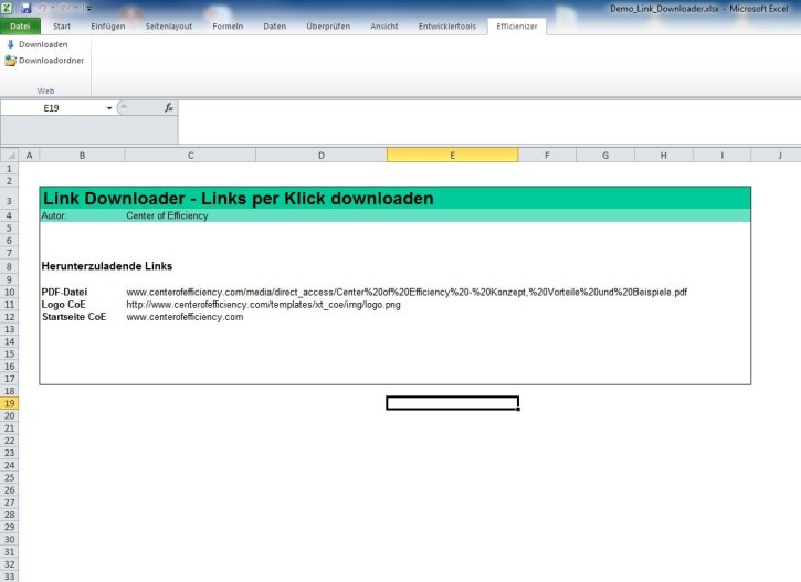 Link Downloader (Excel)