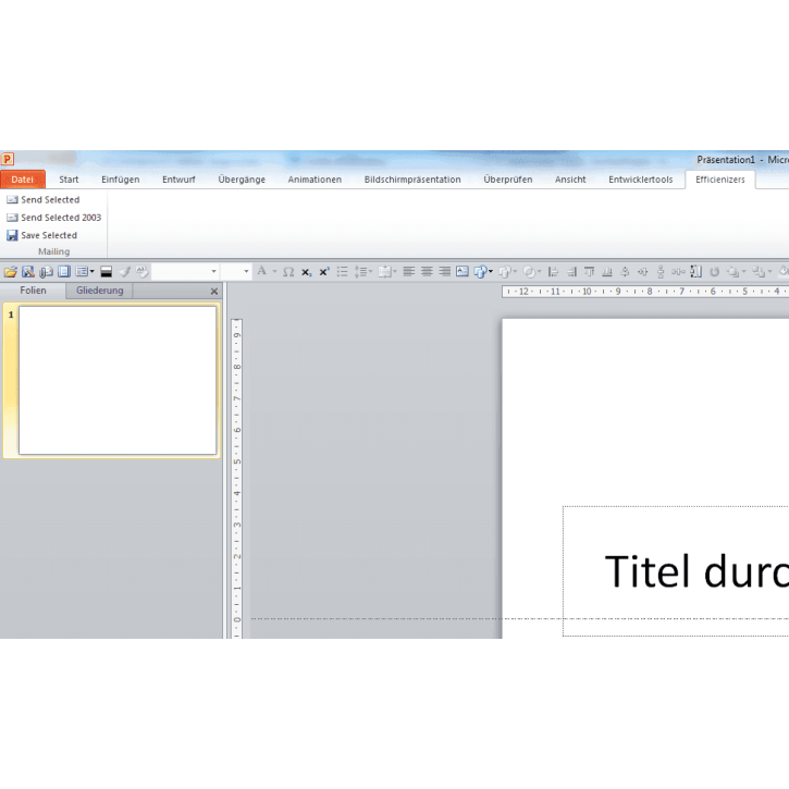 Send Selected Slides (PowerPoint)