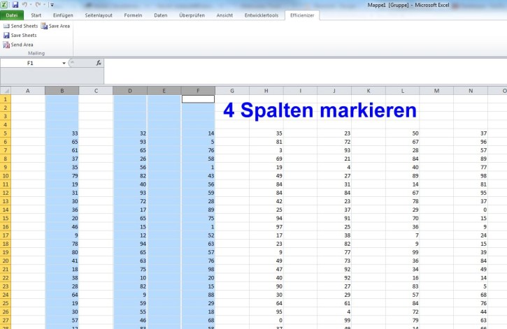 Send Selected Sheets (Excel)
