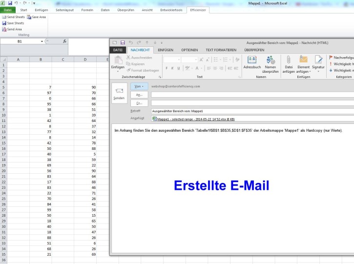 Send Selected Sheets (Excel)