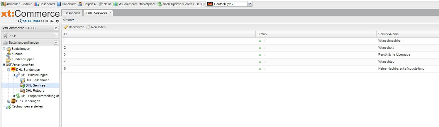 Versand Plugin Fur Xt Commerce Dhl Ups Und Gls Paketmarken Erstellen