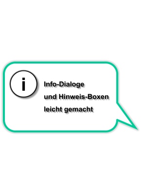 Info-Dialoge und Popup-Boxen - Erstkauf (LGPLv3)