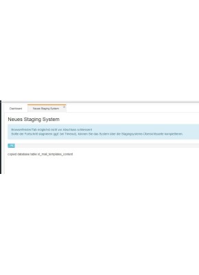 Testumgebung (Staging-System) per Click - Erneuerung (LGPLv3)