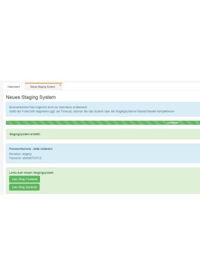 Testumgebung (Staging-System) per Click - Erneuerung (LGPLv3)