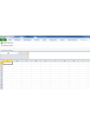 Create Hardcopy (Excel)