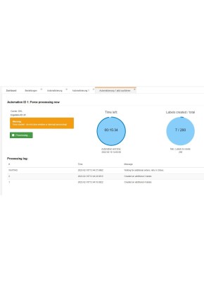 Versandmarken Pro: DHL-, GLS-, DPD-,  UPS- und PLC-Label im Backend erstellen