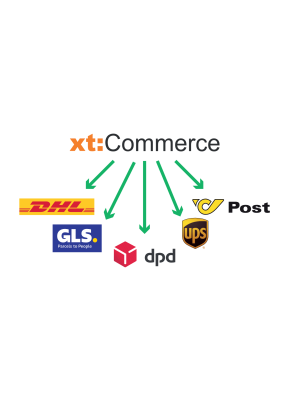 Versandmarken Pro: DHL-, GLS-, DPD-,  UPS- und PLC-Label im Backend erstellen