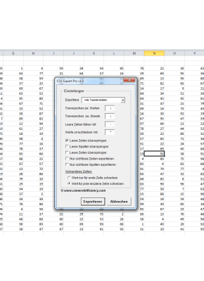 CSV Export Pro (Excel)