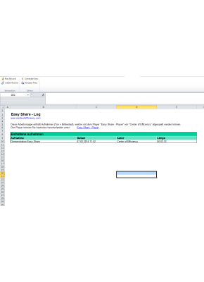 Easy Share - Player (Excel)